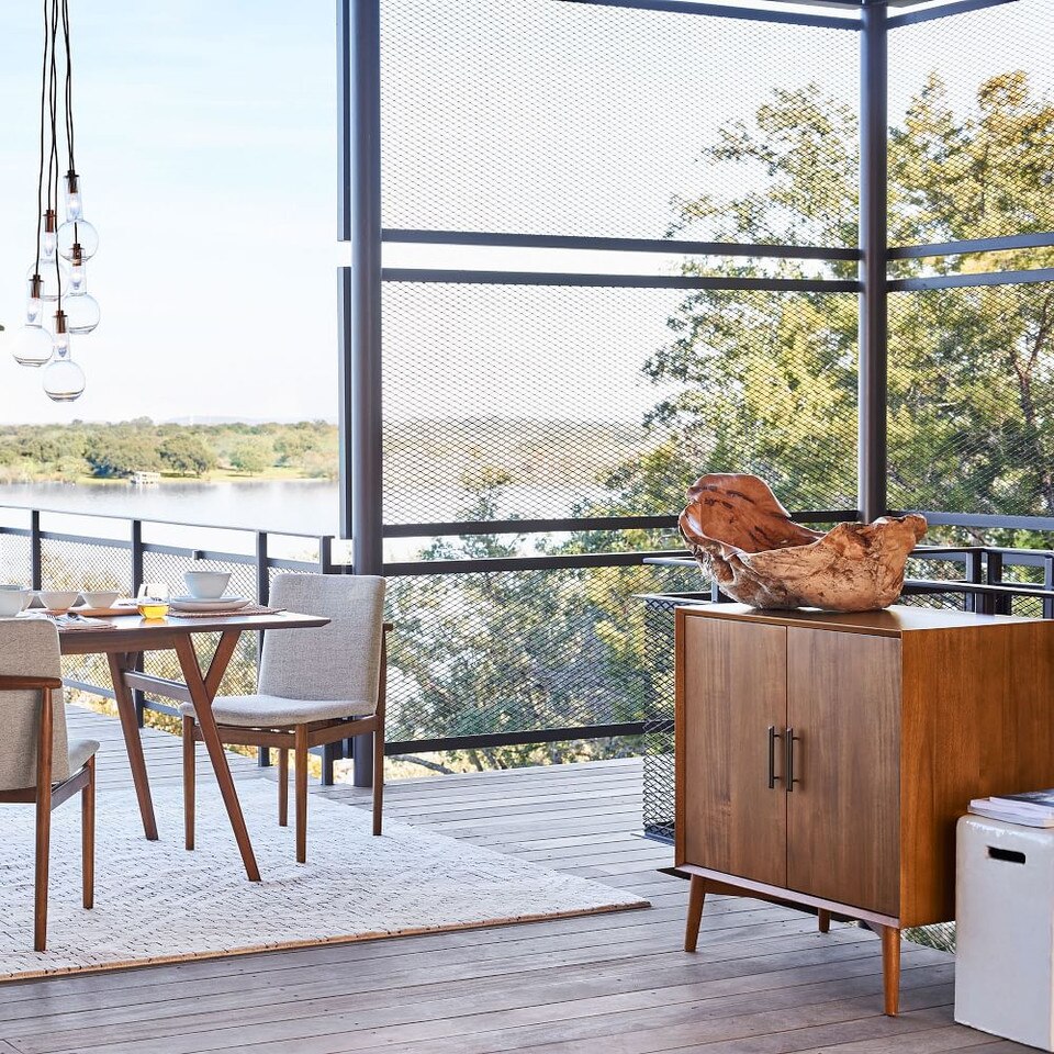 MidCentury Bar Small west elm United Kingdom